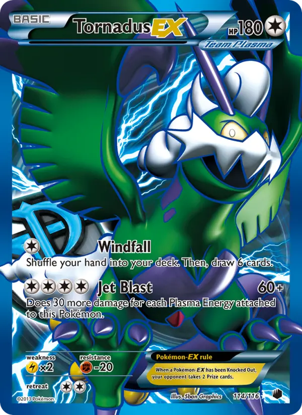 Tornadus-EX (#114) — PLF 114