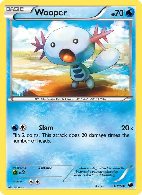 Wooper (#21) — PLF 021