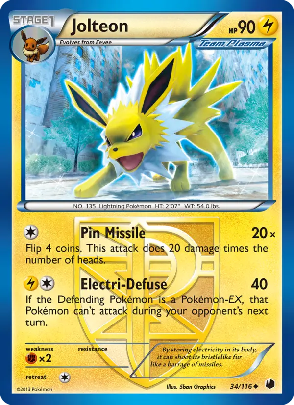 Jolteon (#34) — PLF 034