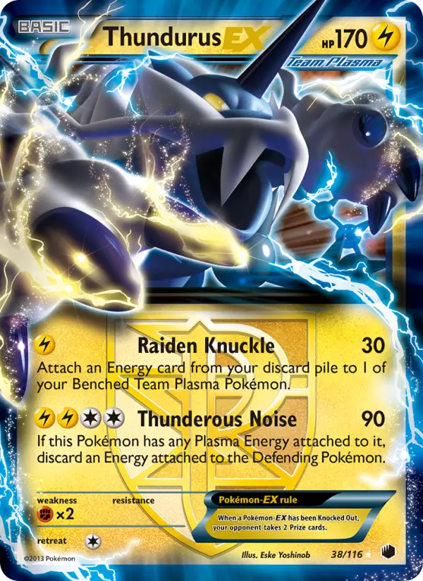 Thundurus-EX (#38) — PLF 038