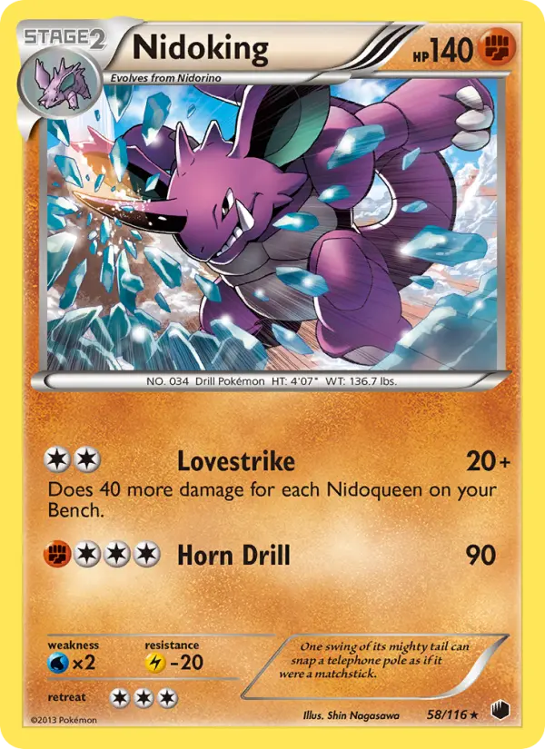 Nidoking (#58) — PLF 058