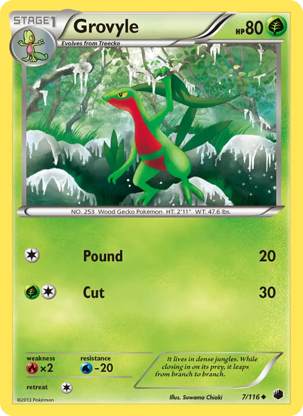 Grovyle (#7) — PLF 007