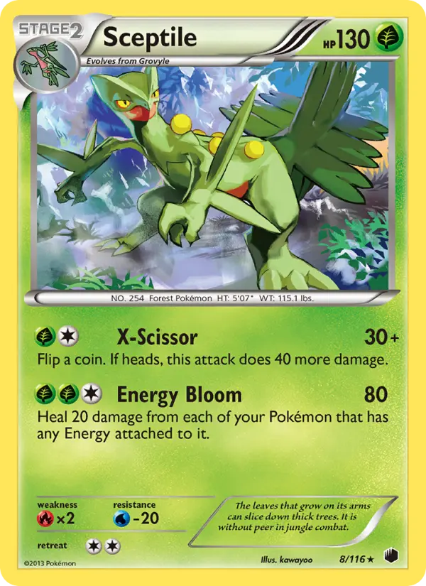 Sceptile (#8) — PLF 008