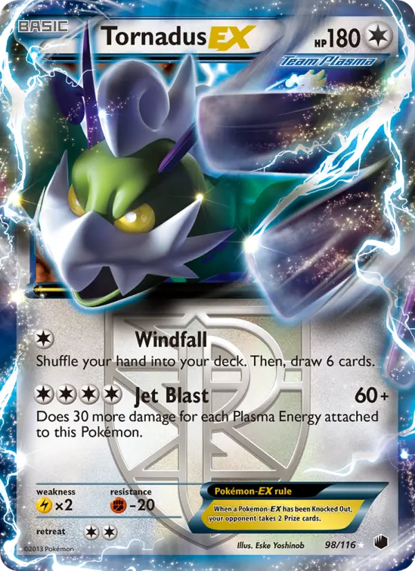 Tornadus-EX (#98) — PLF 098