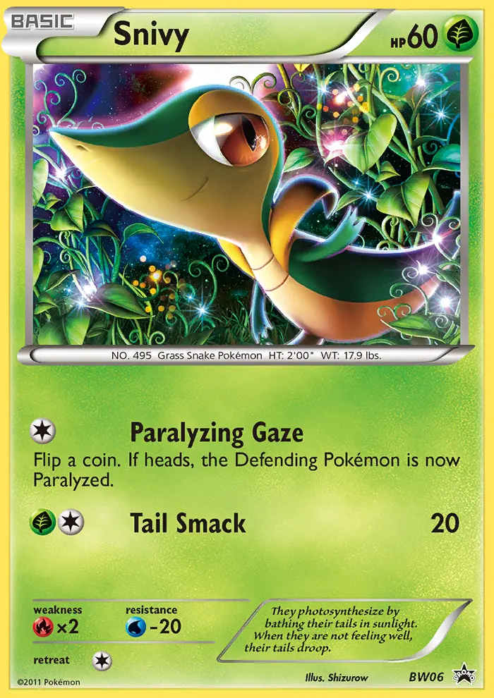 Snivy (#BW06) — BWBP BW06