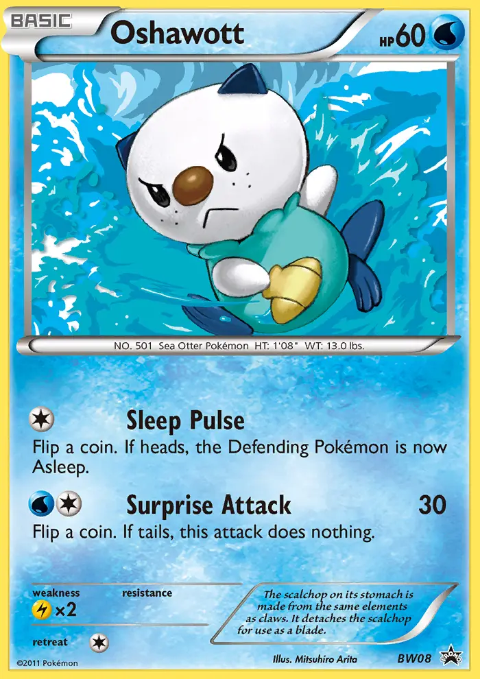 Oshawott (#BW08) — BWBP BW08