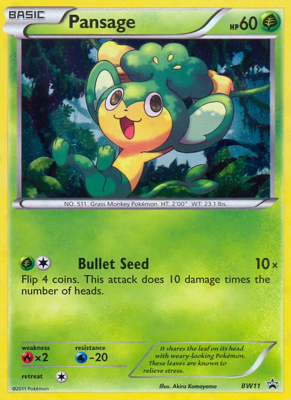 Pansage (#BW11) — BWBP BW11