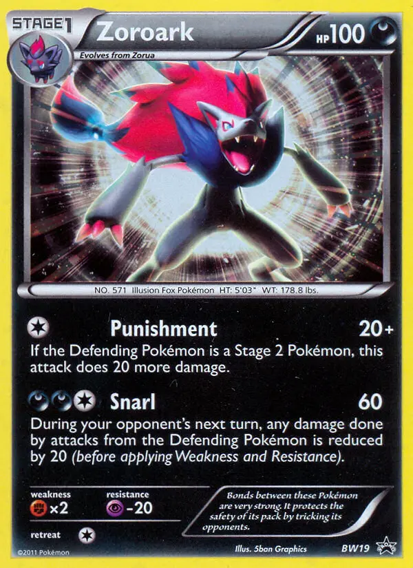 Zoroark (#BW19) — BWBP BW19