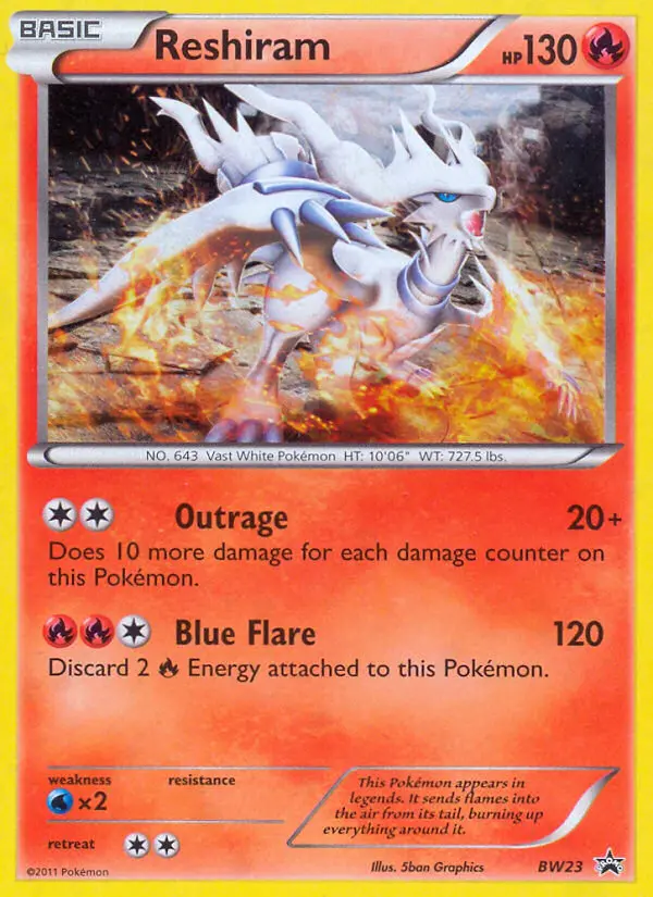 Reshiram (#BW23) — BWBP BW23