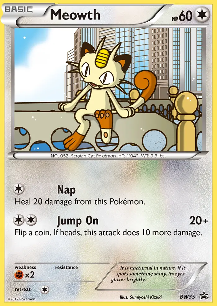 Meowth (#BW35) — BWBP BW35