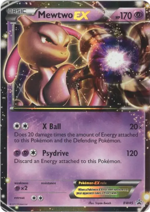 Mewtwo-EX (#BW45) — BWBP BW45