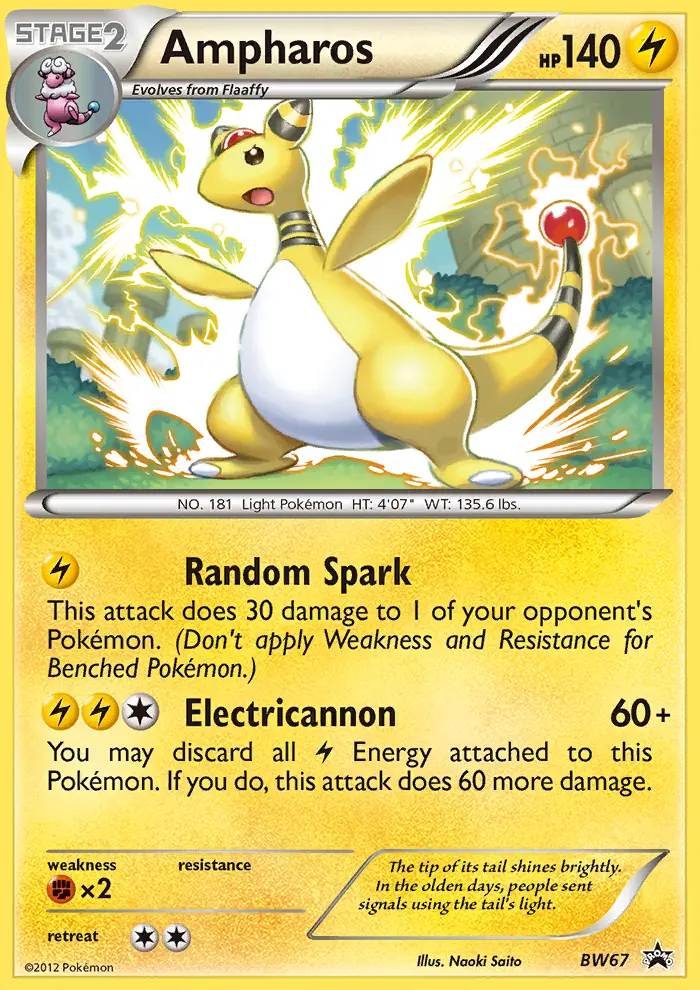 Ampharos (#BW67) — BWBP BW67