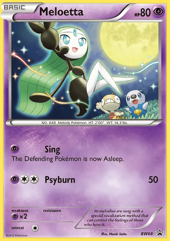 Meloetta (#BW68) — BWBP BW68