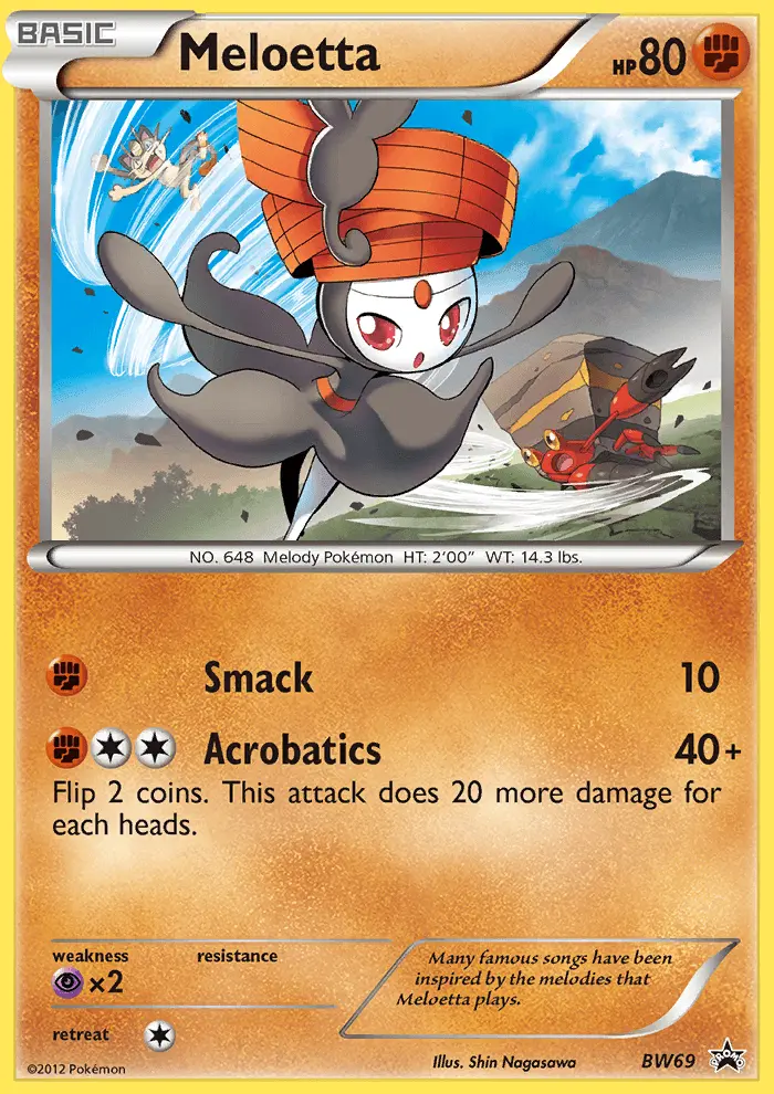 Meloetta (#BW69) — BWBP BW69
