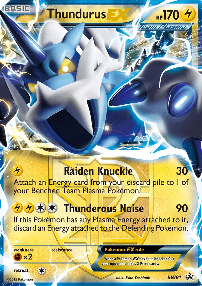 Thundurus-EX (#BW81) — BWBP BW81
