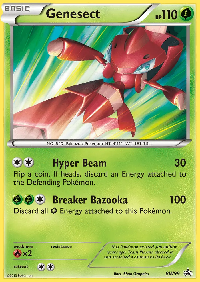 Genesect (#BW99) — BWBP BW99