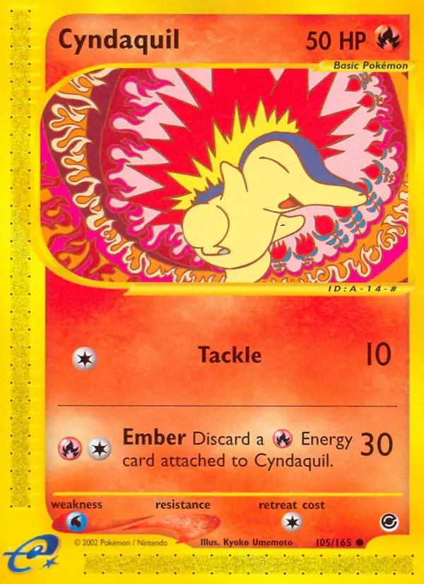 Cyndaquil (#105) — EX 105
