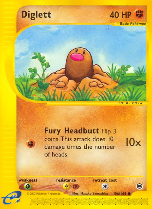 Diglett (#106) — EX 106