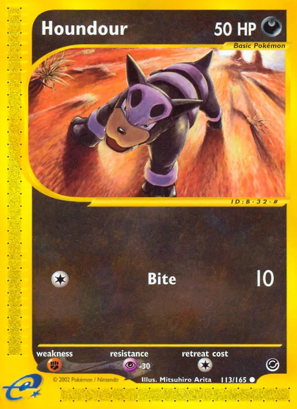 Houndour (#113) — EX 113