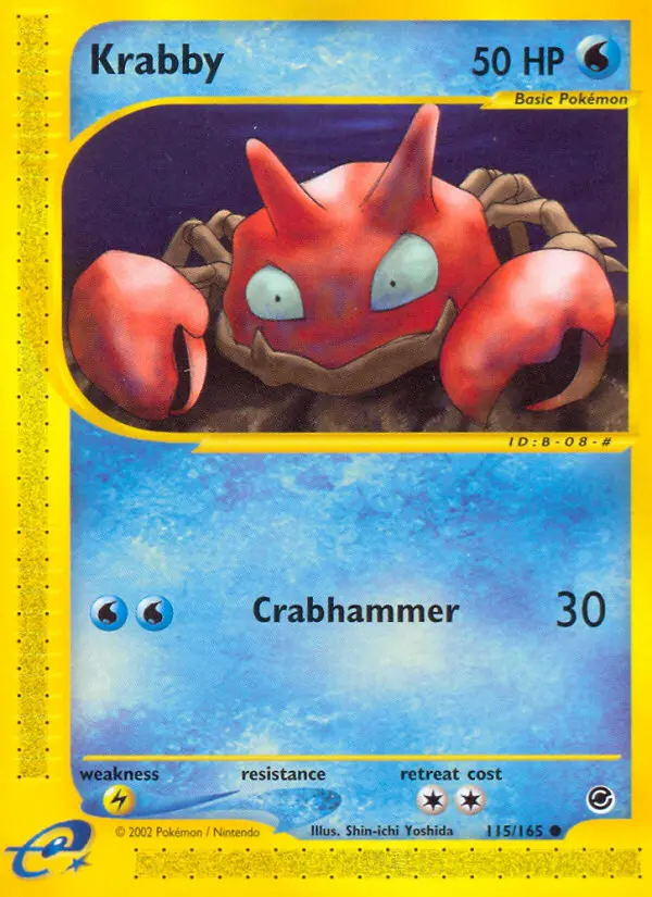 Krabby (#115) — EX 115