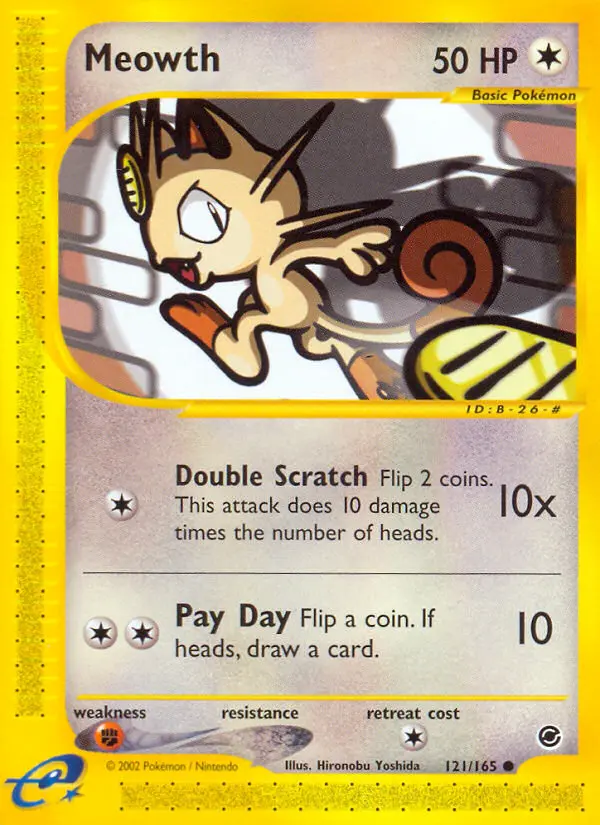 Meowth (#121) — EX 121