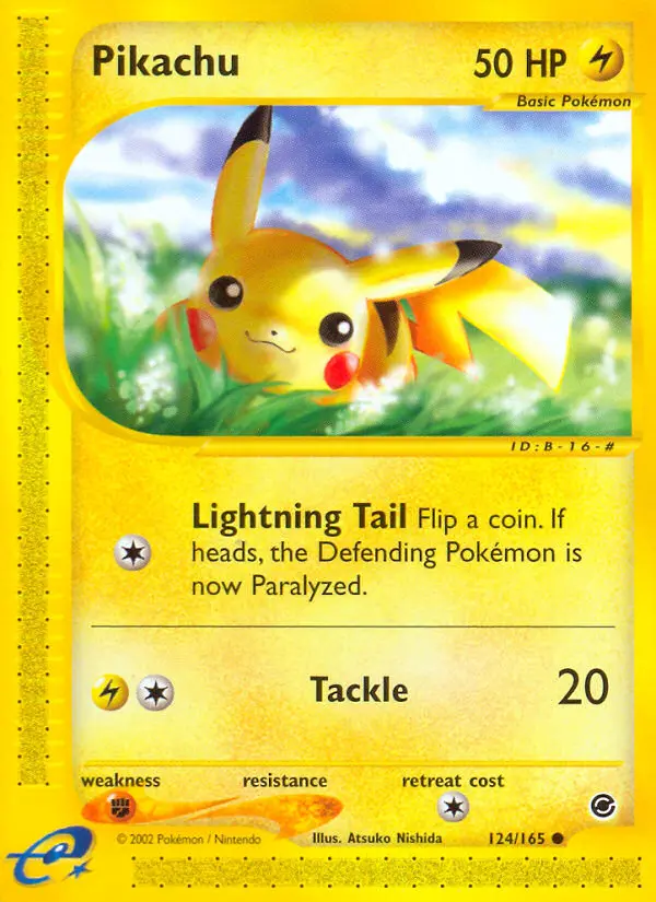 Pikachu (#124) — EX 124