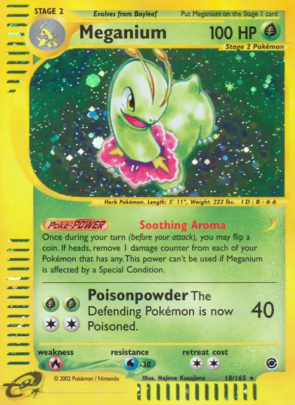Meganium (#18) — EX 018