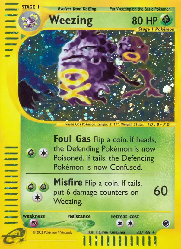 Weezing (#32) — EX 032