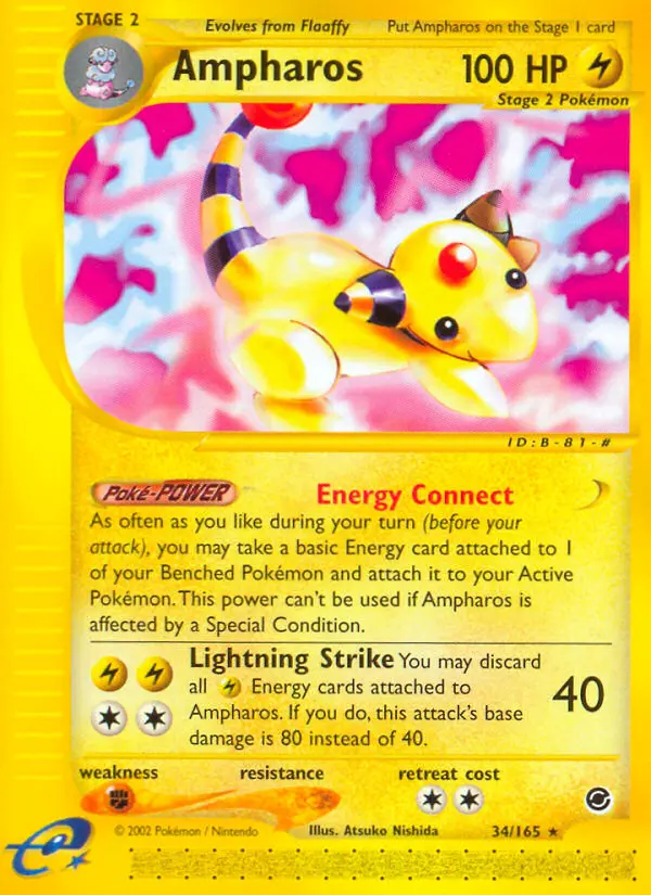 Ampharos (#34) — EX 034