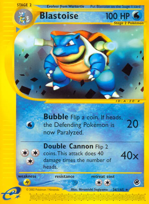 Blastoise (#36) — EX 036