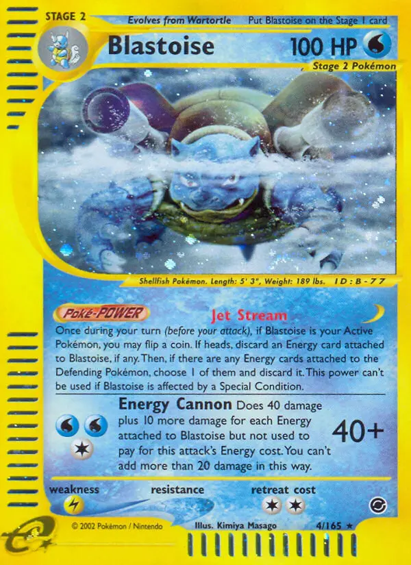 Blastoise (#4) — EX 004