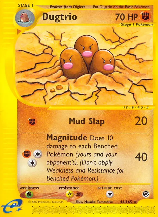 Dugtrio (#44) — EX 044