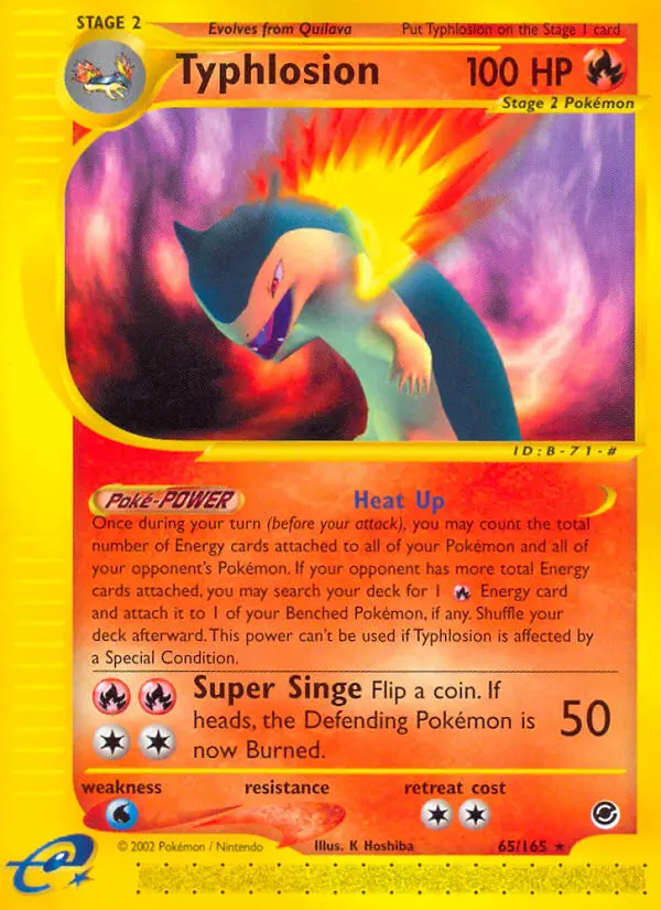Typhlosion (#65) — EX 065
