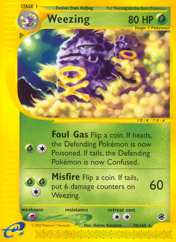 Weezing (#70) — EX 070