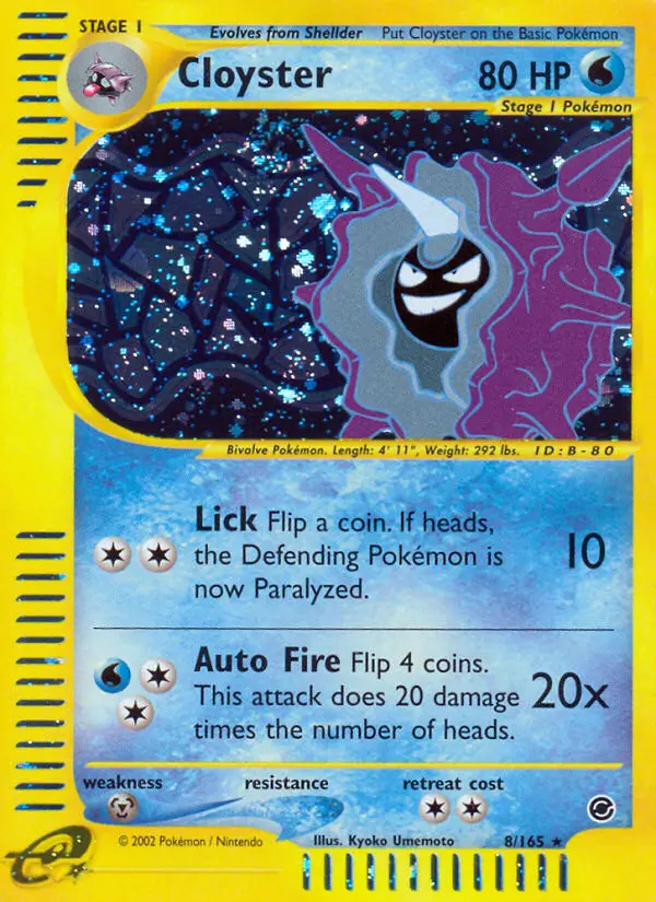 Cloyster (#8) — EX 008