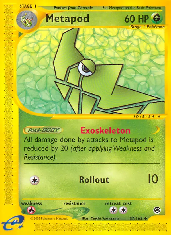 Metapod (#87) — EX 087