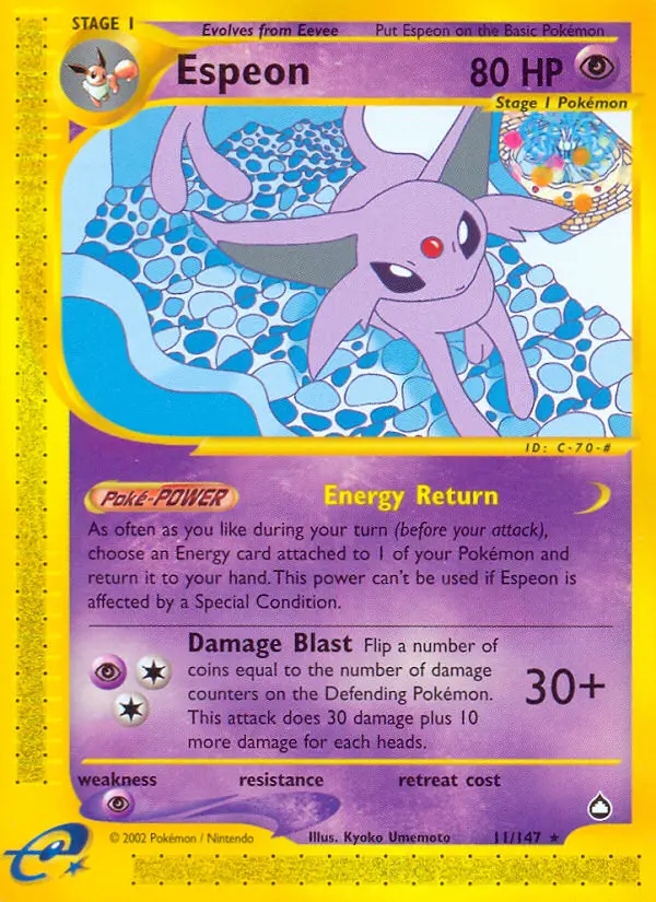 Espeon (#11) — AQ 011