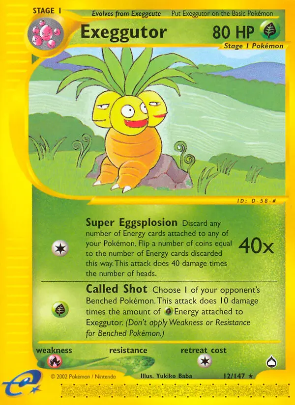 Exeggutor (#12) — AQ 012