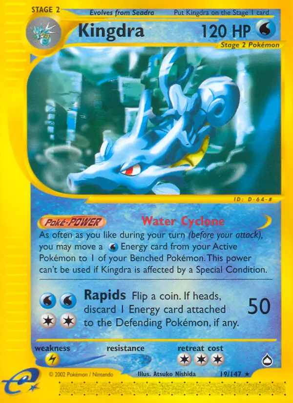 Kingdra (#19) — AQ 019