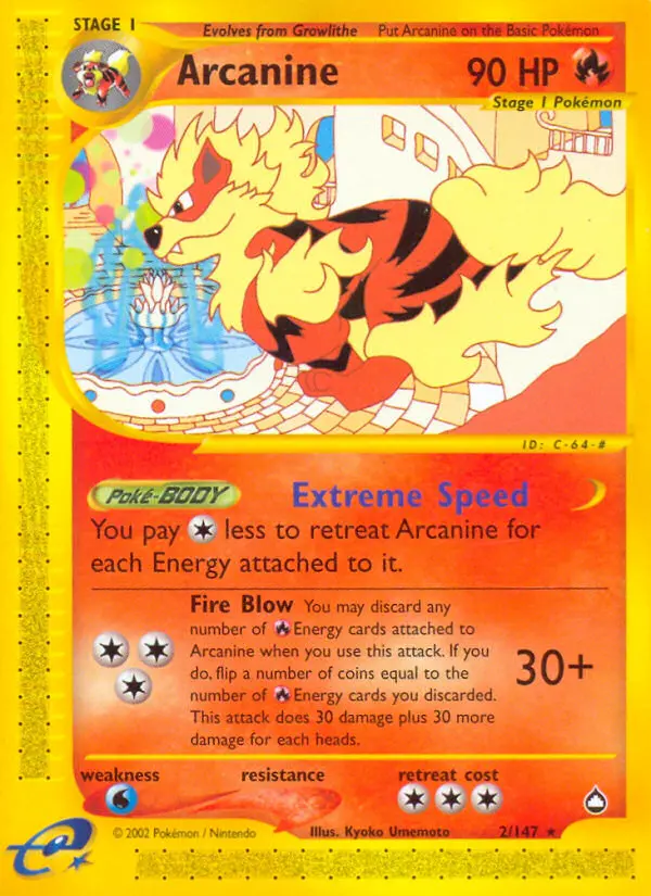 Arcanine (#2) — AQ 002