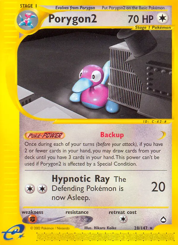 Porygon2 (#28) — AQ 028