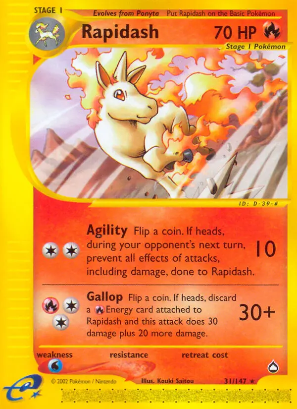 Rapidash (#31) — AQ 031
