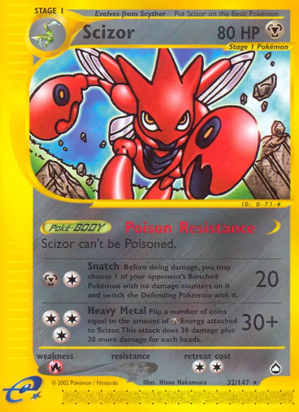 Scizor (#32) — AQ 032