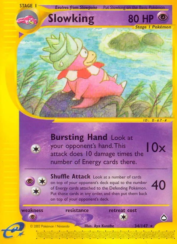 Slowking (#34) — AQ 034