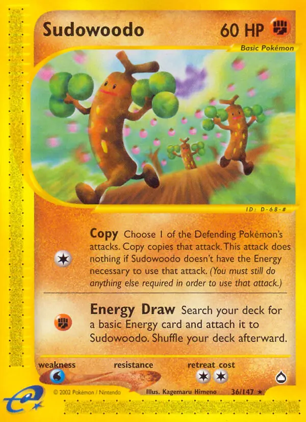 Sudowoodo (#36) — AQ 036