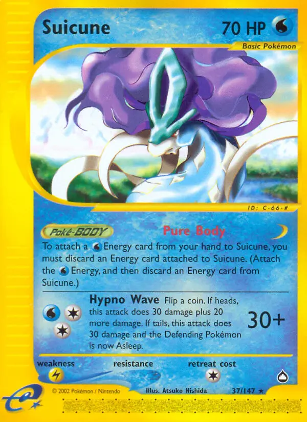 Suicune (#37) — AQ 037