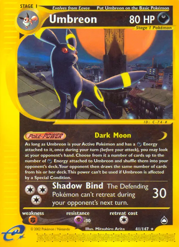 Umbreon (#41) — AQ 041