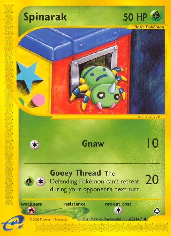 Spinarak (#62) — AQ 062