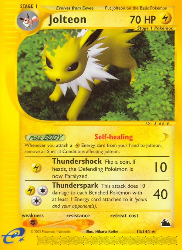 Jolteon (#13) — SK 013