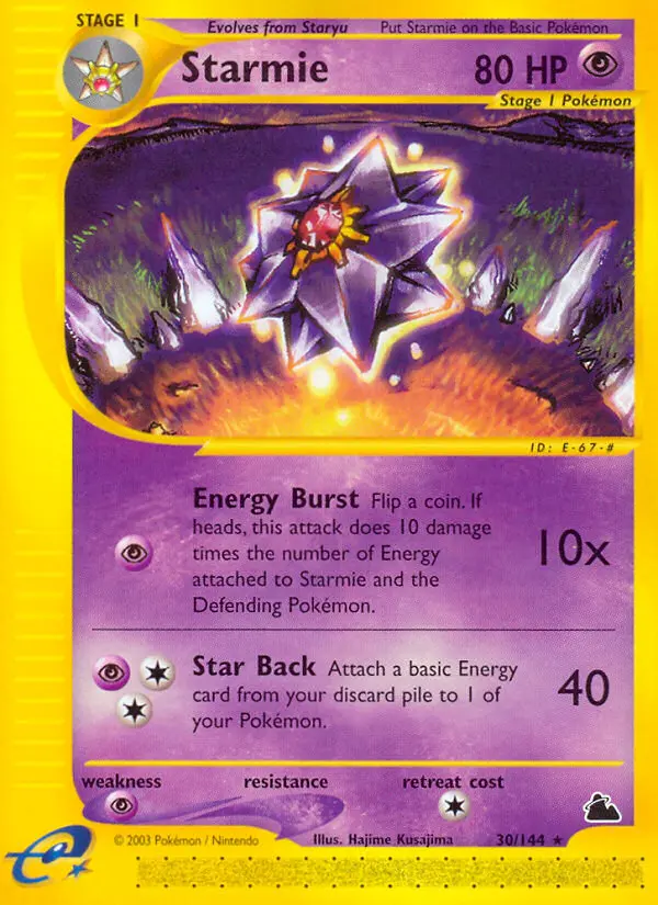 Starmie (#30) — SK 030